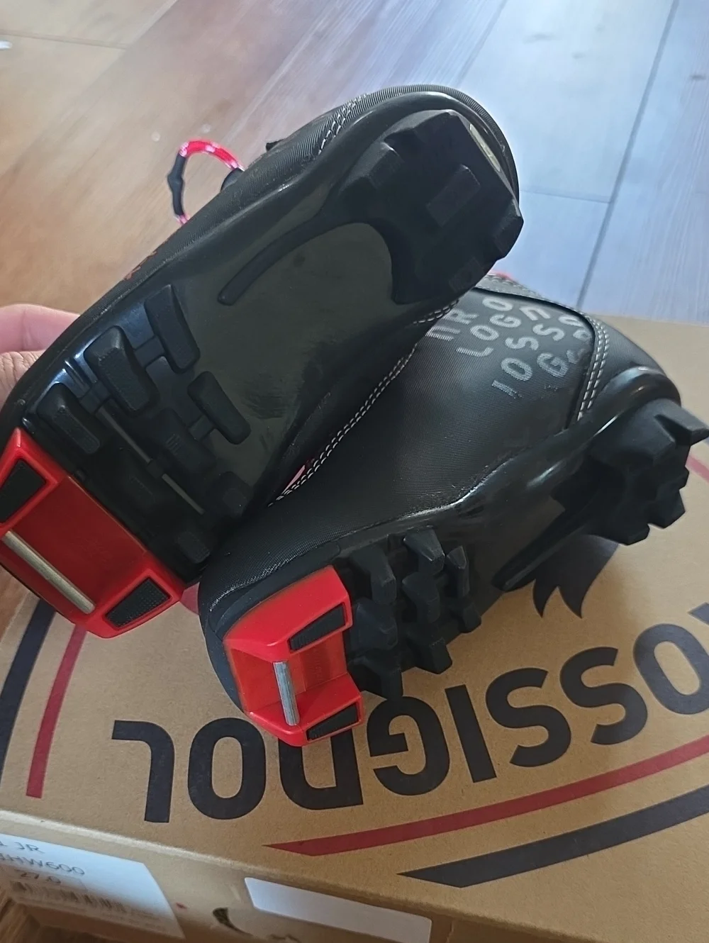 Rossignol Kids Red and Black X1 JR Nordic Ski Boots